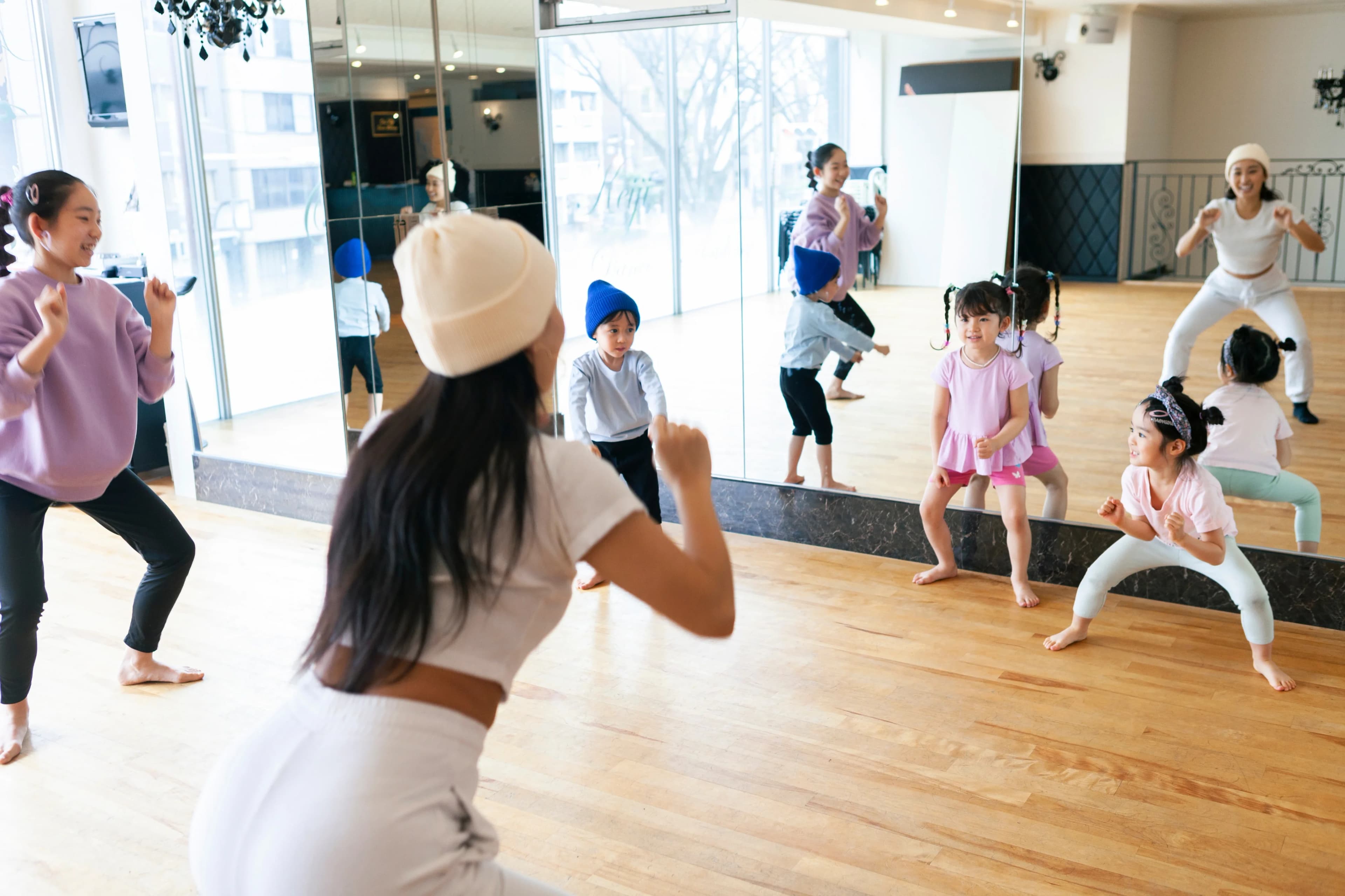 キッズダンスクラスの様子